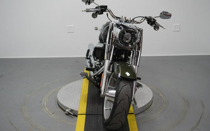 2026 Harley-Davidson® Fat Boy® Olive Steel Metallic / Vivid Black Chrome Trim