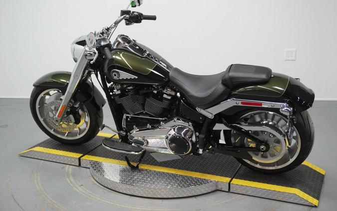 2026 Harley-Davidson® Fat Boy® Olive Steel Metallic / Vivid Black Chrome Trim