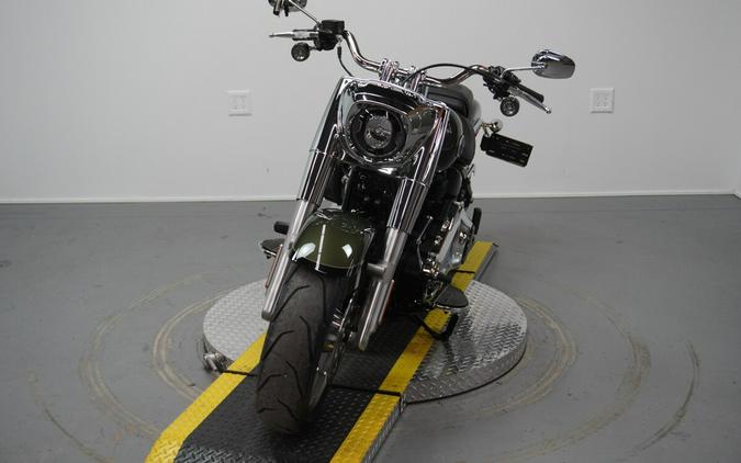 2026 Harley-Davidson® Fat Boy® Olive Steel Metallic / Vivid Black Chrome Trim