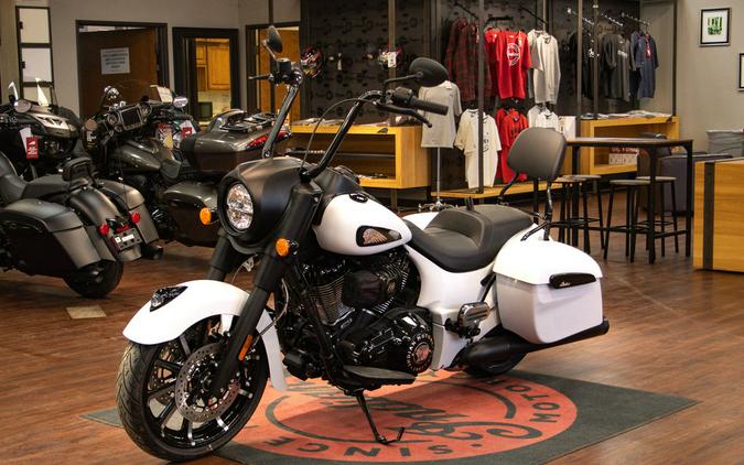 2026 Indian Motorcycle® Springfield ® Dark Horse® Ghost White Metallic Smoke