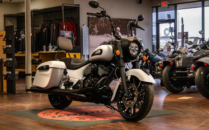 2026 Indian Motorcycle® Springfield ® Dark Horse® Ghost White Metallic Smoke