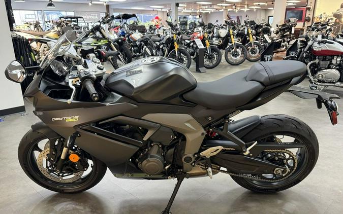 2025 Triumph Daytona 660 Satin Granite/Satin Black