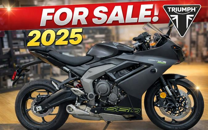 2025 Triumph Daytona 660 Satin Granite/Satin Black