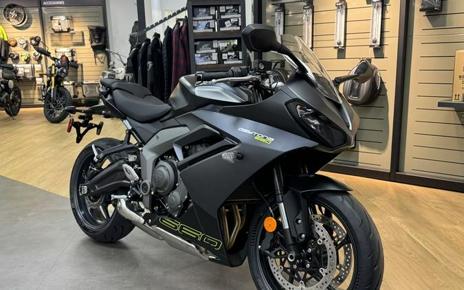 2025 Triumph Daytona 660 Satin Granite/Satin Black