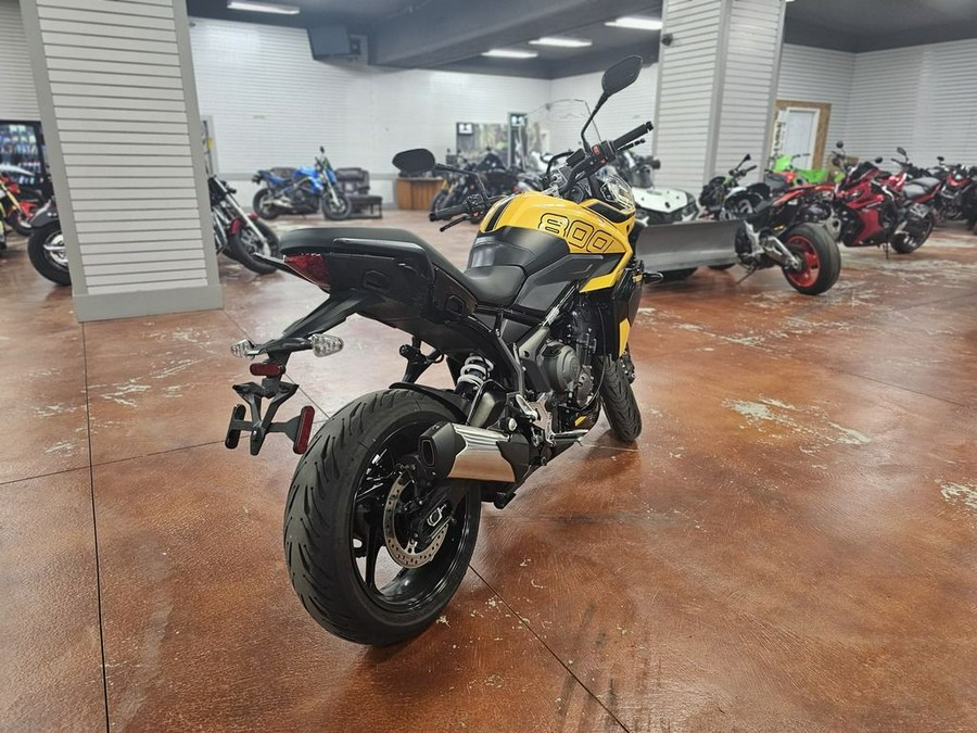 2025 Triumph Tiger Sport 800 Cosmic Yellow