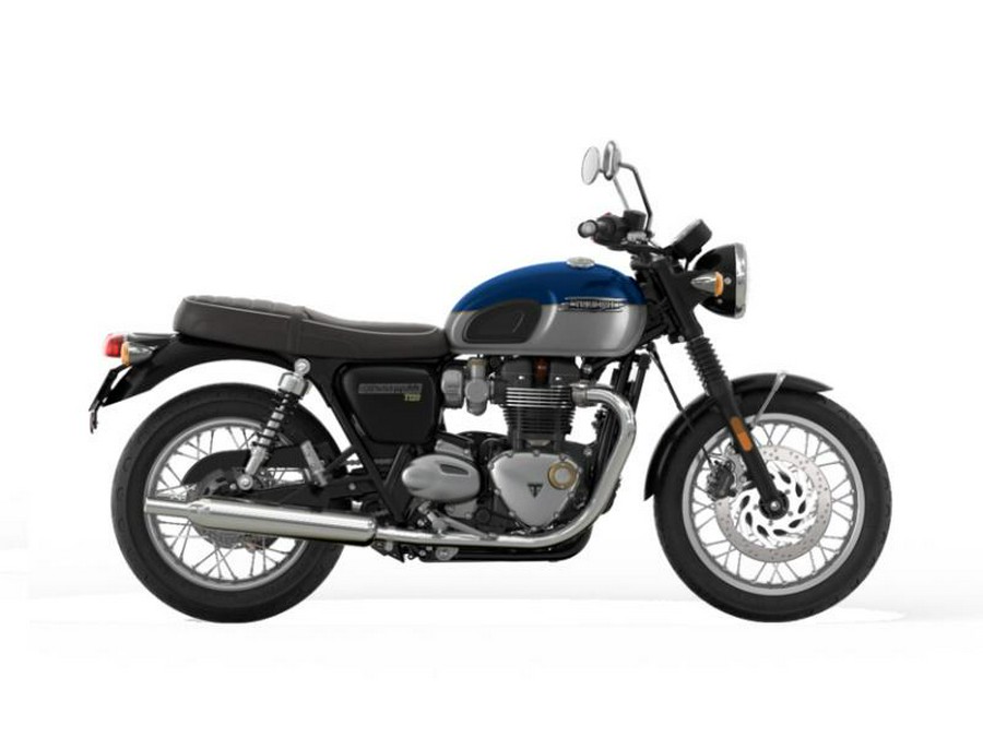 2022 Triumph Bonneville T120 Cobalt Blue/Silver Ice