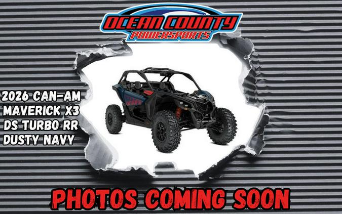 2026 Can-Am® Maverick X3 DS Turbo RR Dusty Navy