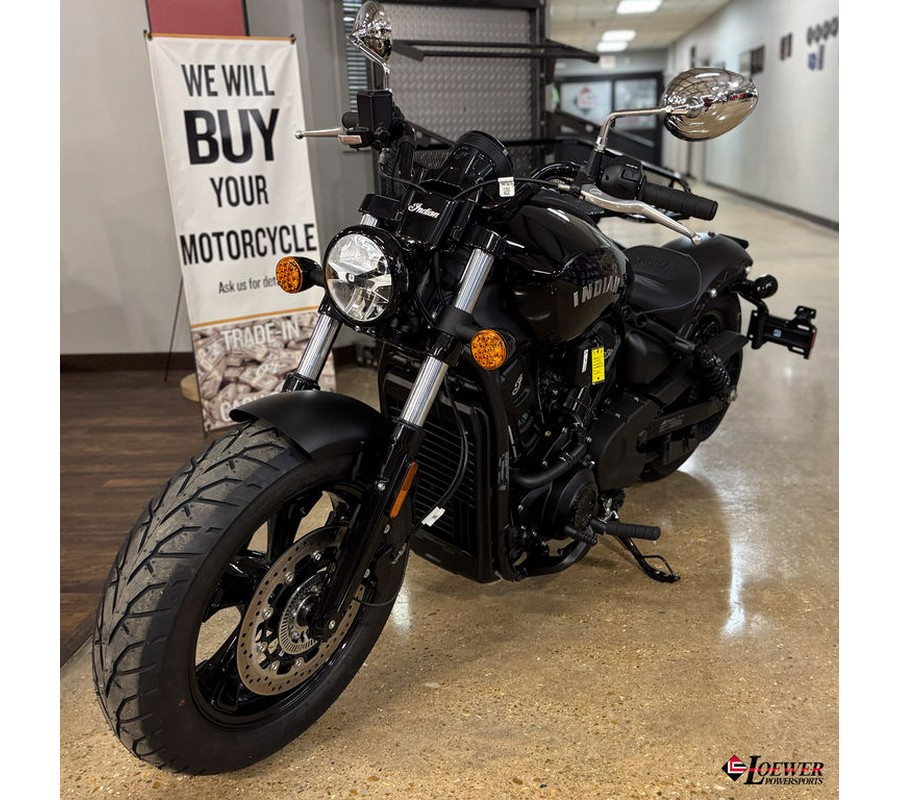 2025 Indian Motorcycle® Scout® Sixty Bobber Black Metallic