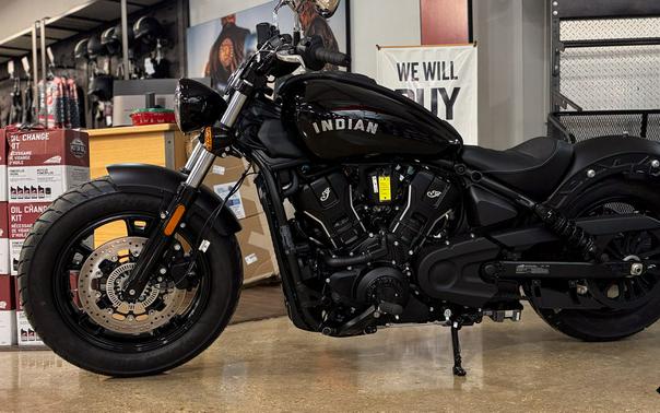 2025 Indian Motorcycle® Scout® Sixty Bobber Black Metallic