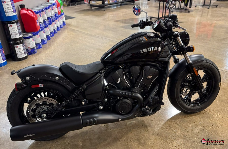 2025 Indian Motorcycle® Scout® Sixty Bobber Black Metallic