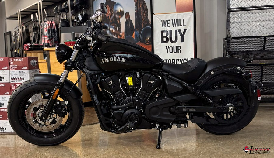 2025 Indian Motorcycle® Scout® Sixty Bobber Black Metallic