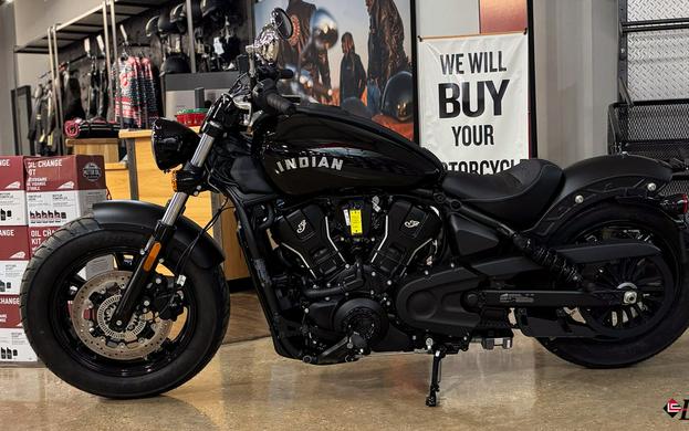2025 Indian Motorcycle® Scout® Sixty Bobber Black Metallic