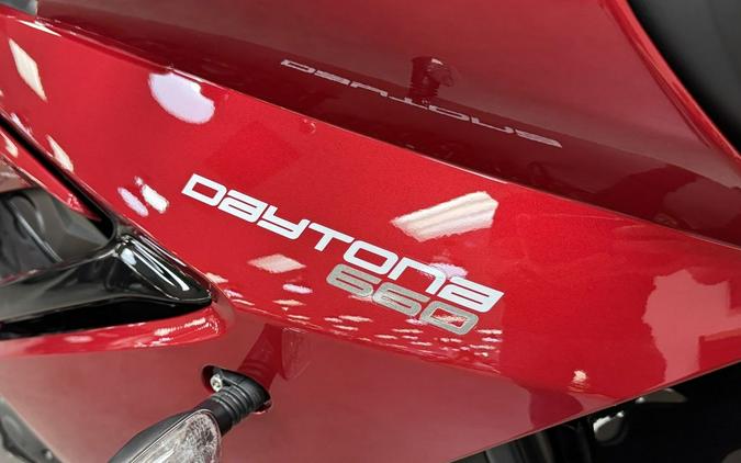 2025 Triumph Daytona 660 Carnival Red/Sapphire Black