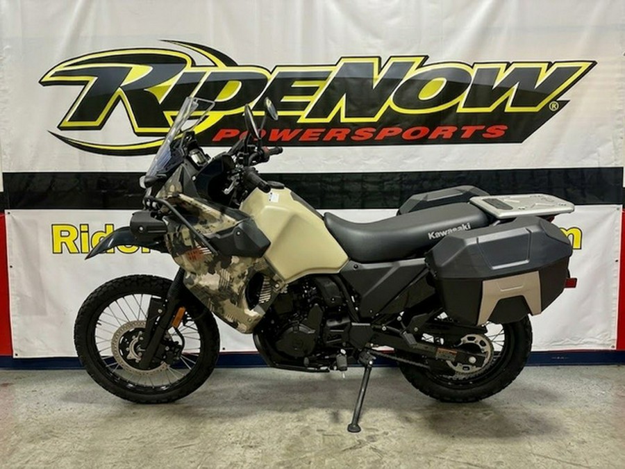 2026 Kawasaki KLR650 Adventure ABS Cypher Camo Beige