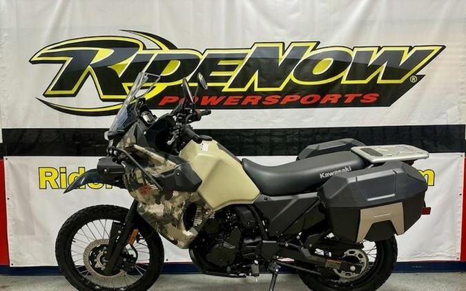 2026 Kawasaki KLR650 Adventure ABS Cypher Camo Beige