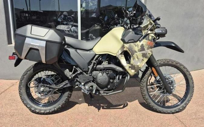 2026 Kawasaki KLR650 Adventure ABS Cypher Camo Beige
