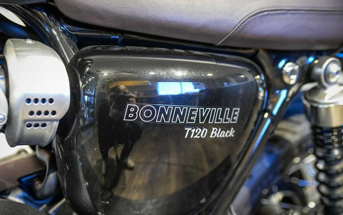 2023 Triumph Bonneville T120 Black Jet Black