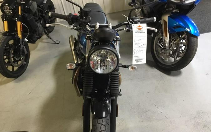 2022 Triumph Street Twin 900 Azure Blue