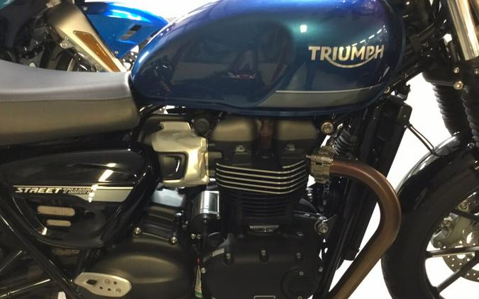 2022 Triumph Street Twin 900 Azure Blue