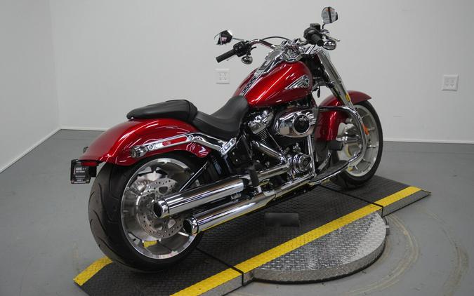 2026 Harley-Davidson® Fat Boy® Brilliant Red Chrome Trim