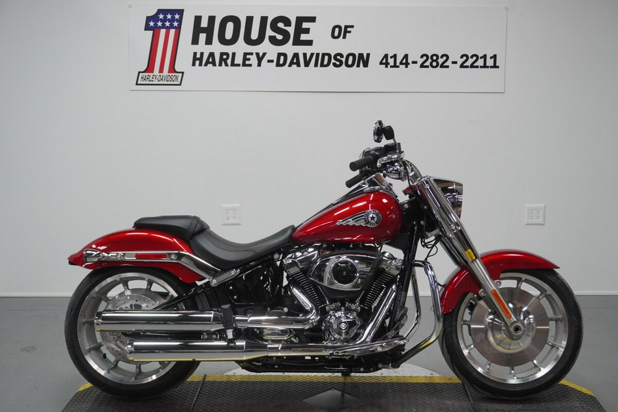 2026 Harley-Davidson® Fat Boy® Brilliant Red Chrome Trim