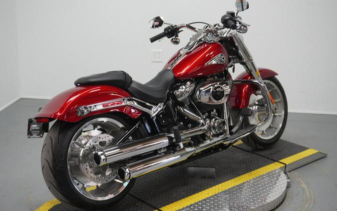 2026 Harley-Davidson® Fat Boy® Brilliant Red Chrome Trim
