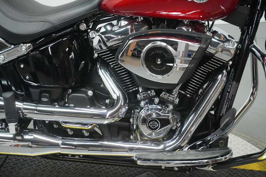 2026 Harley-Davidson® Fat Boy® Brilliant Red Chrome Trim