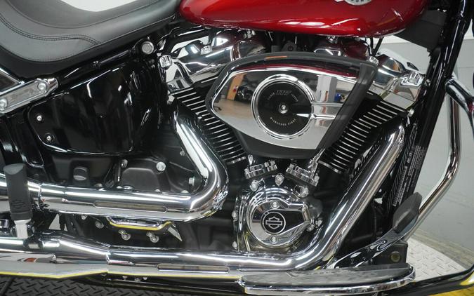 2026 Harley-Davidson® Fat Boy® Brilliant Red Chrome Trim
