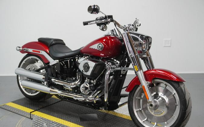 2026 Harley-Davidson® Fat Boy® Brilliant Red Chrome Trim