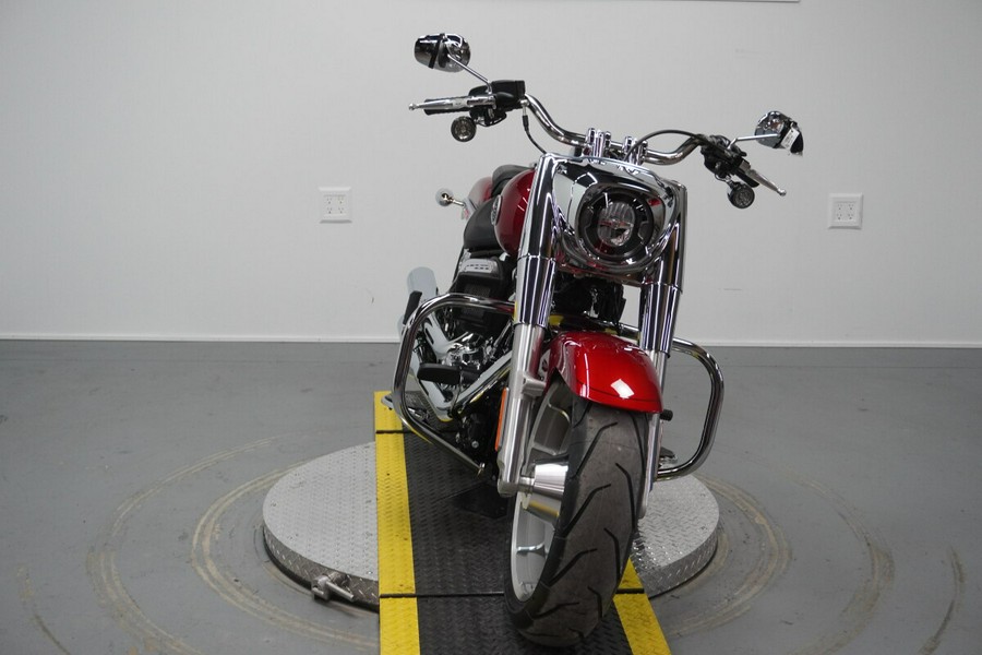 2026 Harley-Davidson® Fat Boy® Brilliant Red Chrome Trim