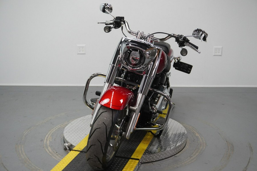 2026 Harley-Davidson® Fat Boy® Brilliant Red Chrome Trim