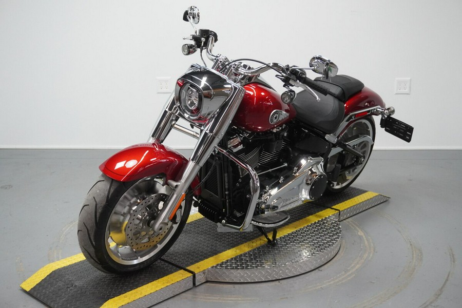 2026 Harley-Davidson® Fat Boy® Brilliant Red Chrome Trim