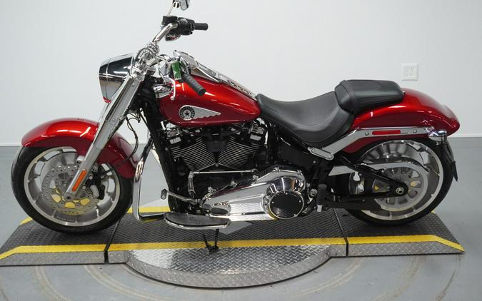 2026 Harley-Davidson® Fat Boy® Brilliant Red Chrome Trim