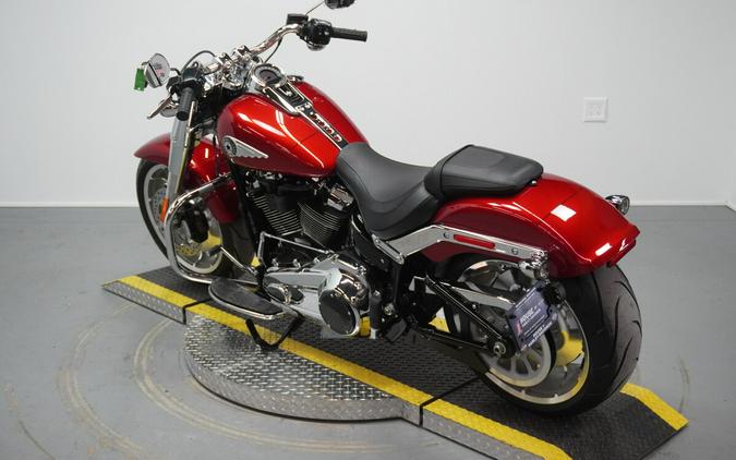 2026 Harley-Davidson® Fat Boy® Brilliant Red Chrome Trim