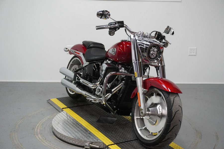 2026 Harley-Davidson® Fat Boy® Brilliant Red Chrome Trim