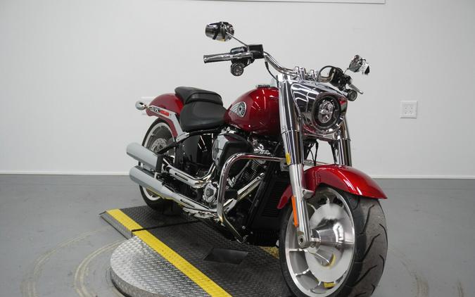 2026 Harley-Davidson® Fat Boy® Brilliant Red Chrome Trim