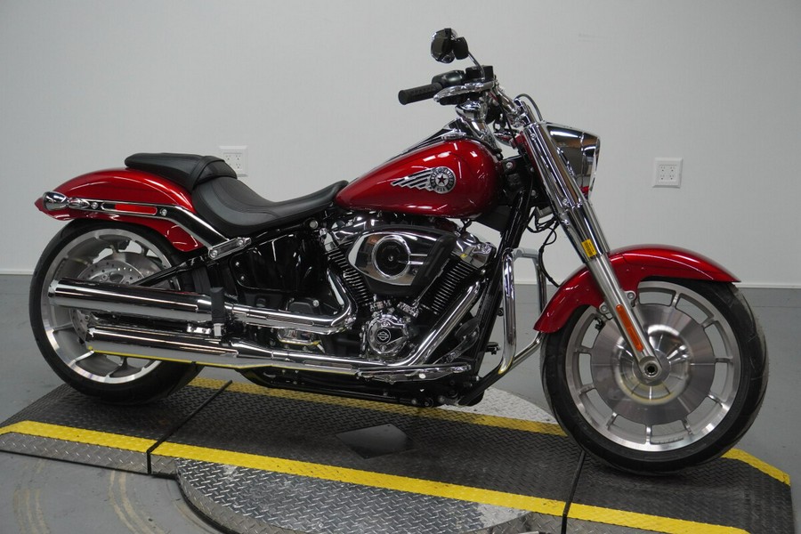 2026 Harley-Davidson® Fat Boy® Brilliant Red Chrome Trim