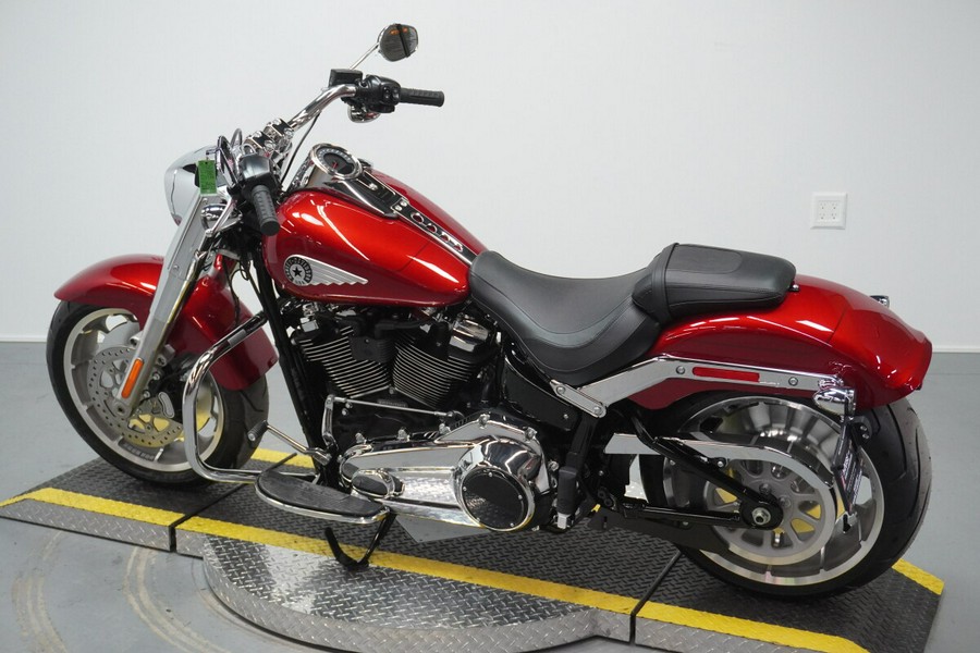 2026 Harley-Davidson® Fat Boy® Brilliant Red Chrome Trim