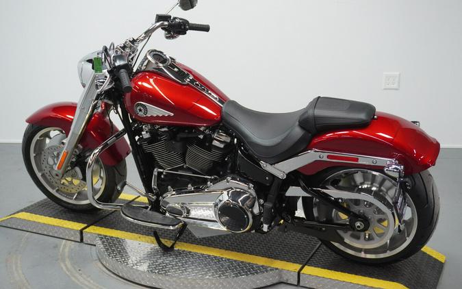 2026 Harley-Davidson® Fat Boy® Brilliant Red Chrome Trim