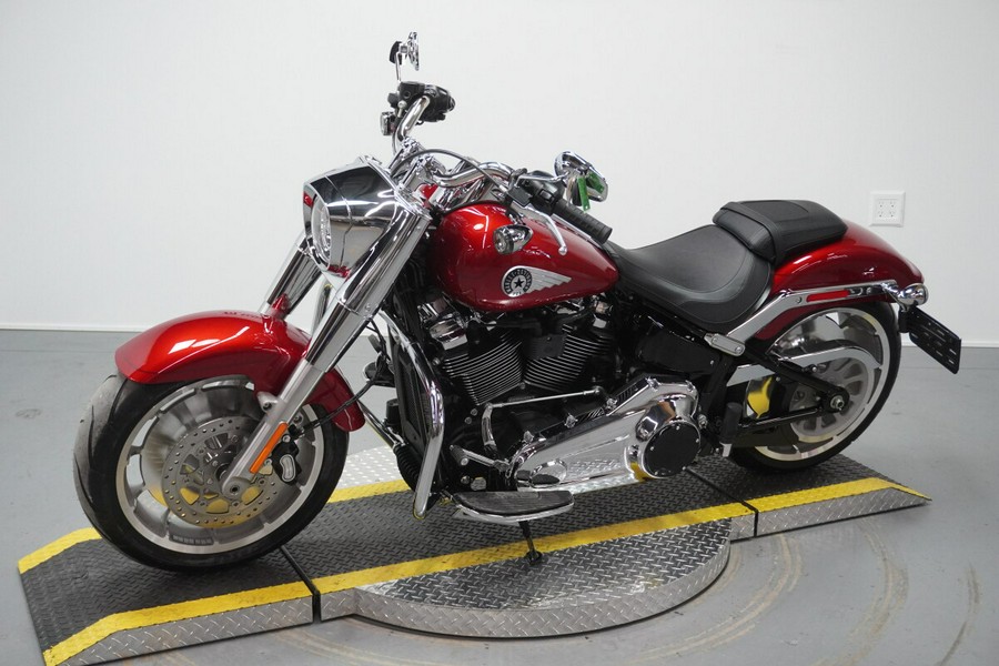 2026 Harley-Davidson® Fat Boy® Brilliant Red Chrome Trim