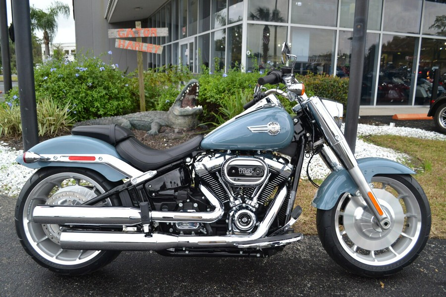 2024 Harley-Davidson Fat Boy 114 Sharkskin Blue - FLFBS