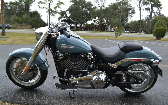 2024 Harley-Davidson Fat Boy 114 Sharkskin Blue - FLFBS