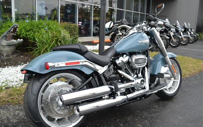 2024 Harley-Davidson Fat Boy 114 Sharkskin Blue - FLFBS