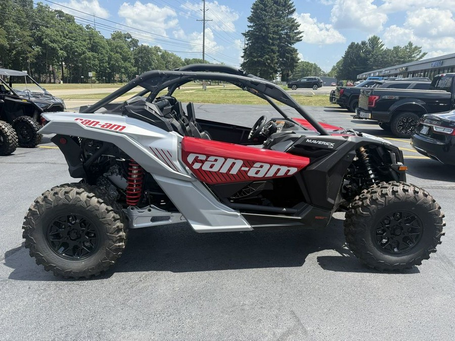 2025 Can-Am® Maverick X3 DS Turbo RR Fiery Red & Hyper Silver