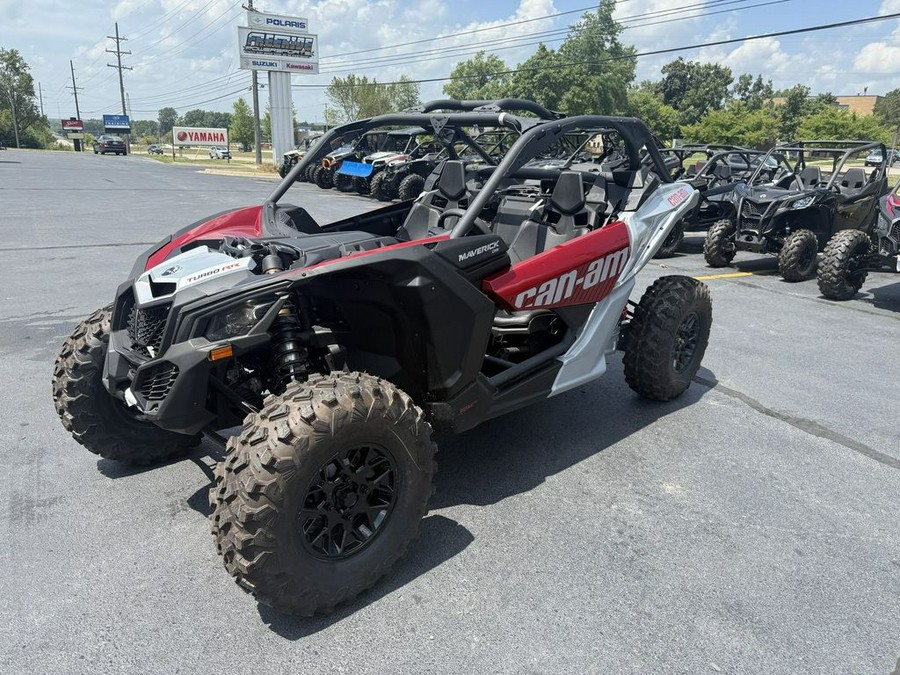 2025 Can-Am® Maverick X3 DS Turbo RR Fiery Red & Hyper Silver