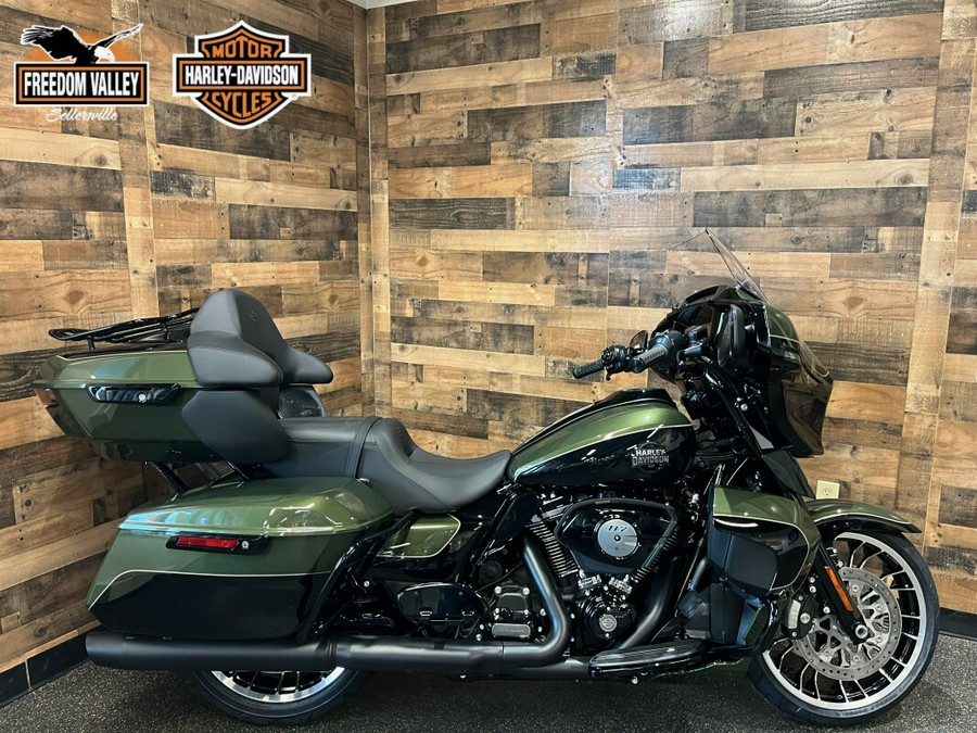 2026 Harley-Davidson® Road Glide Limited Olive Steel Metallic / Vivid Black Black Trim FLHTK