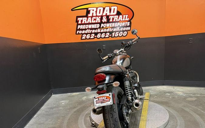 2022 Triumph Street Twin Gold Line Matt Sapphire Black Gold Line
