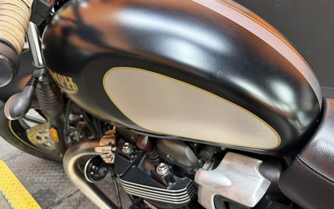 2022 Triumph Street Twin Gold Line Matt Sapphire Black Gold Line