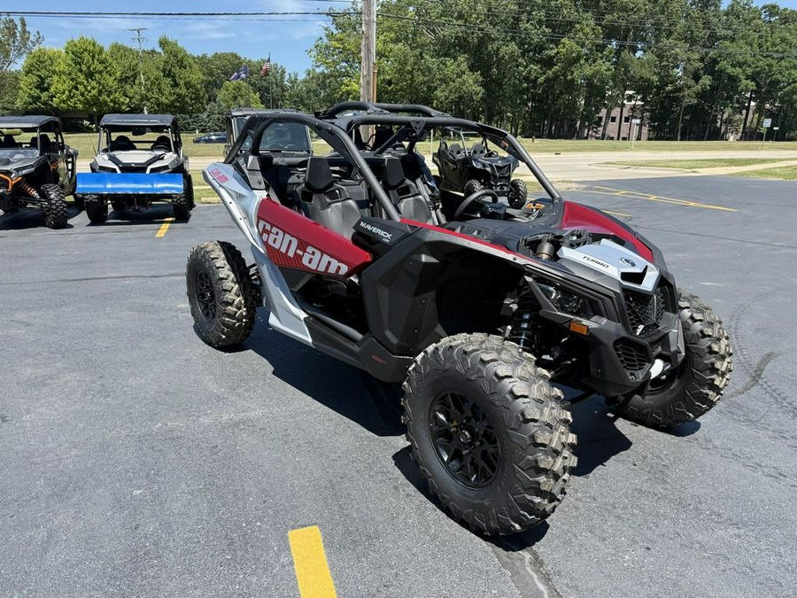 2025 Can-Am® Maverick X3 DS Turbo Fiery Red & Hyper Silver