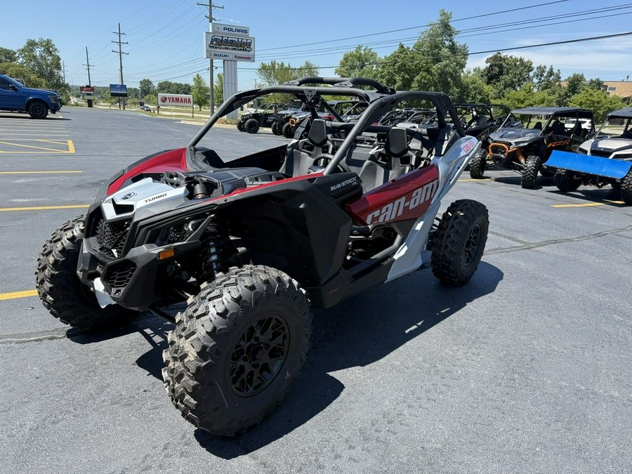 2025 Can-Am® Maverick X3 DS Turbo Fiery Red & Hyper Silver
